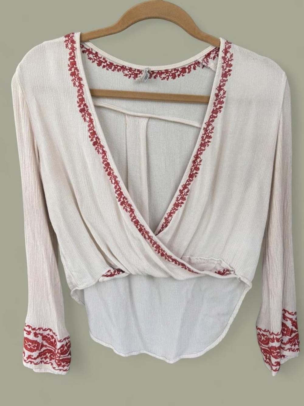 Urban outfitters embroidered top